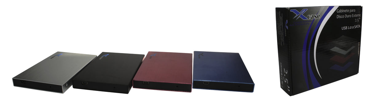 X-Case CASE2520NE caja para disco duro externo Carcasa de disco duro/SSD Negro 2.5"