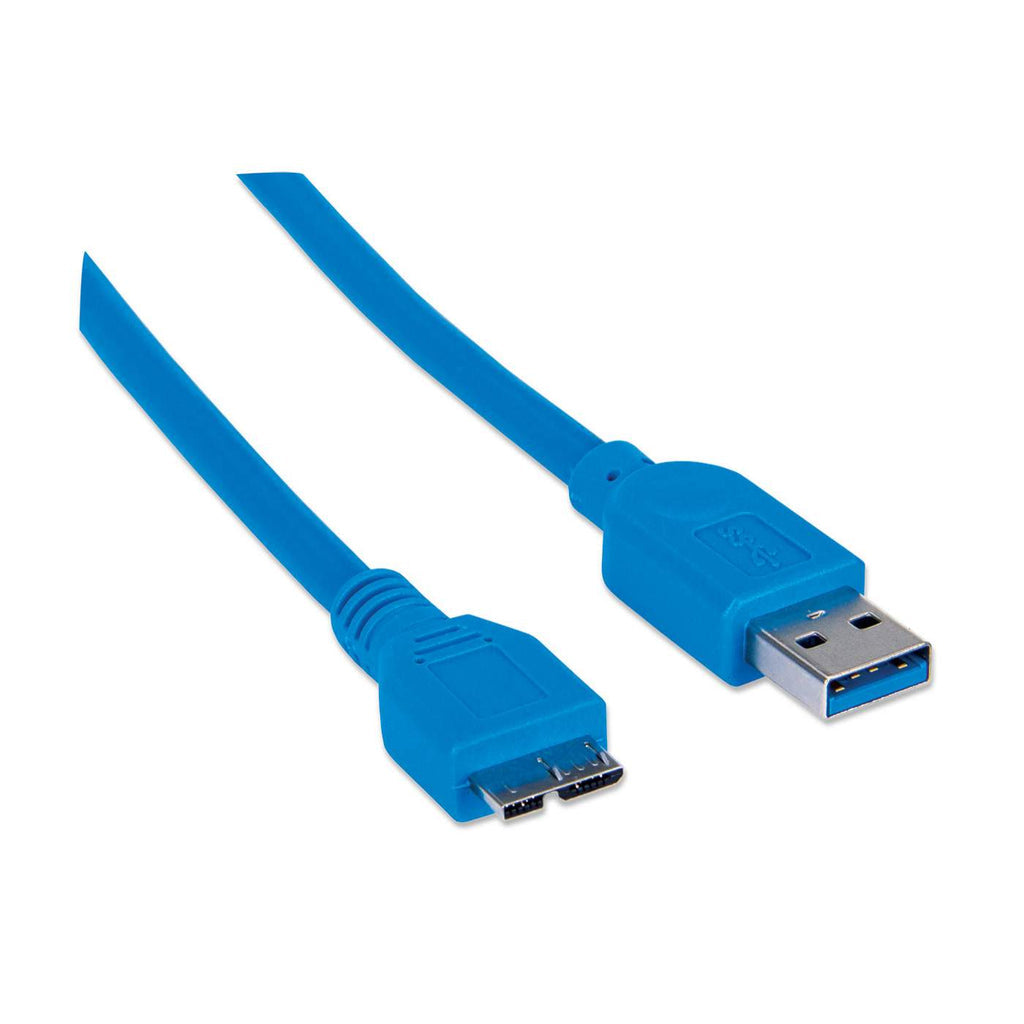 Manhattan Cable para Dispositivos USB Micro-B de SúperVelocidad Cable USB 3.2 Gen 1 (3.1 Gen 1) USB A Micro-USB B Macho/Macho