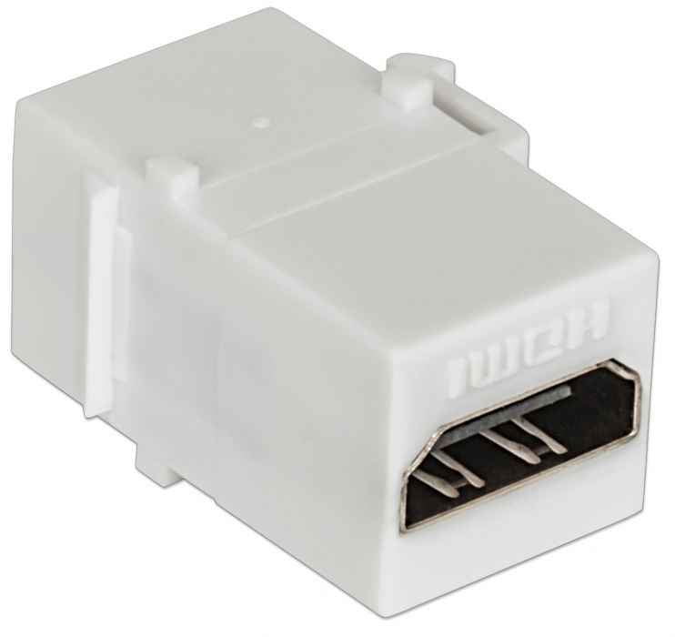 Intellinet Cople HDMI, Tipo Keystone módulos de conectores de red Plano Blanco HDMI HDMI