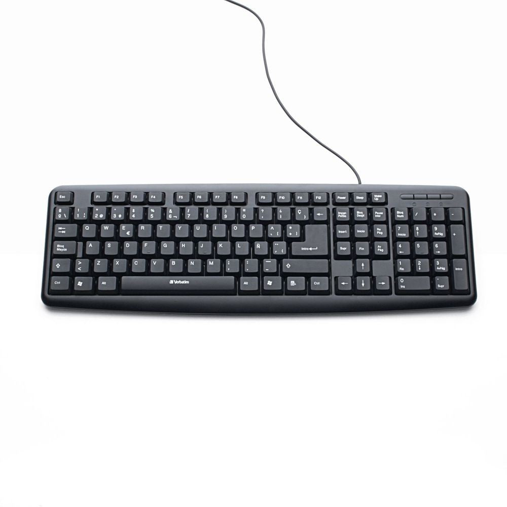 Verbatim 98121 Teclado Alámbrico USB Completo (100%) Si