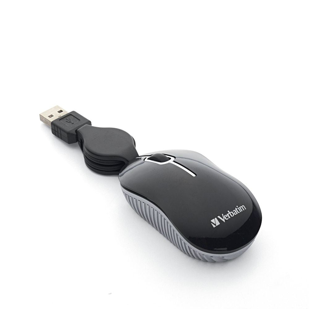 Verbatim 98113 ratón Viajes Ambidextro USB tipo A Óptico