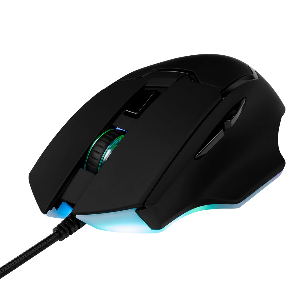 Vorago MO-504 ratón Juego mano derecha USB tipo A Óptico 6400 DPI