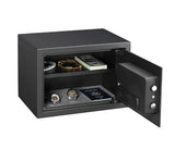 XE Seguridad CFBE-25 caja fuerte Caja fuerte portátil Negro, Cerradura con combinación, Lector de huellas dactilares, Ll