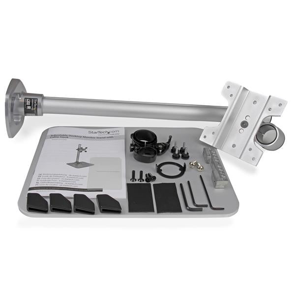 StarTech.com Base de Sobremesa para un Monitor hasta 34" (14Kg)- Ajustable - de Acero - Plateado Soportes para moni