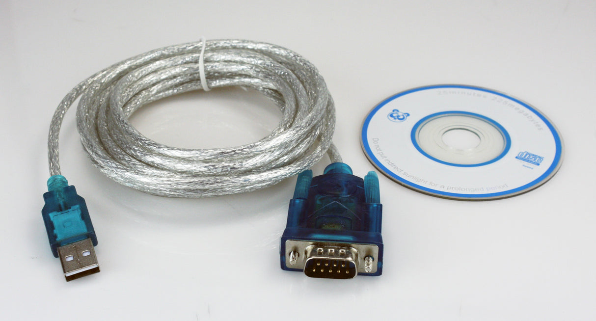 Xtech XTC-319 cable serial Transparente 3 m USB 2.0 Serial 9-pin, Macho, Macho