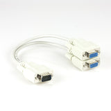 Xtech XTC-325 cable VGA 0.2 m VGA (D-Sub) 2 x VGA (D-Sub) Blanco, Macho, Hembra