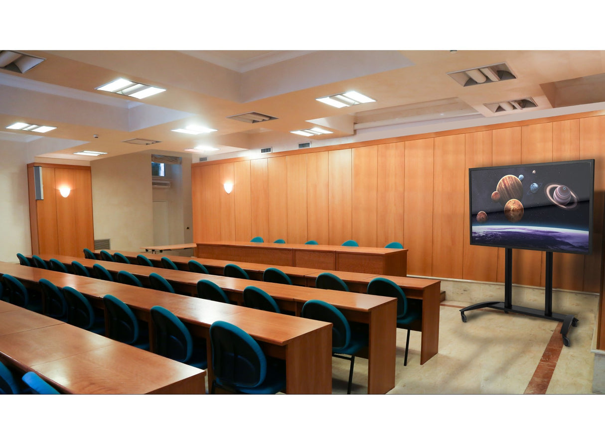 Peerless SR598 muebles y soportes para dispositivos multimedia Negro Panel plano Carro multimedia 136,1 kg