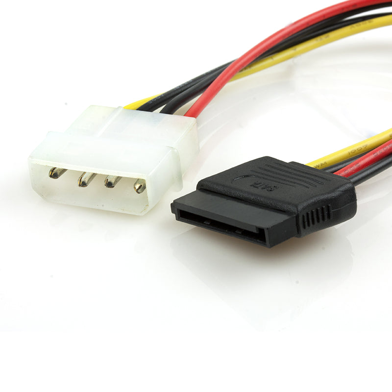 Xtech 0.15m, Molex/SATA, Molex (4 puntas), SATA 15 puntas, Macho, XTC-310