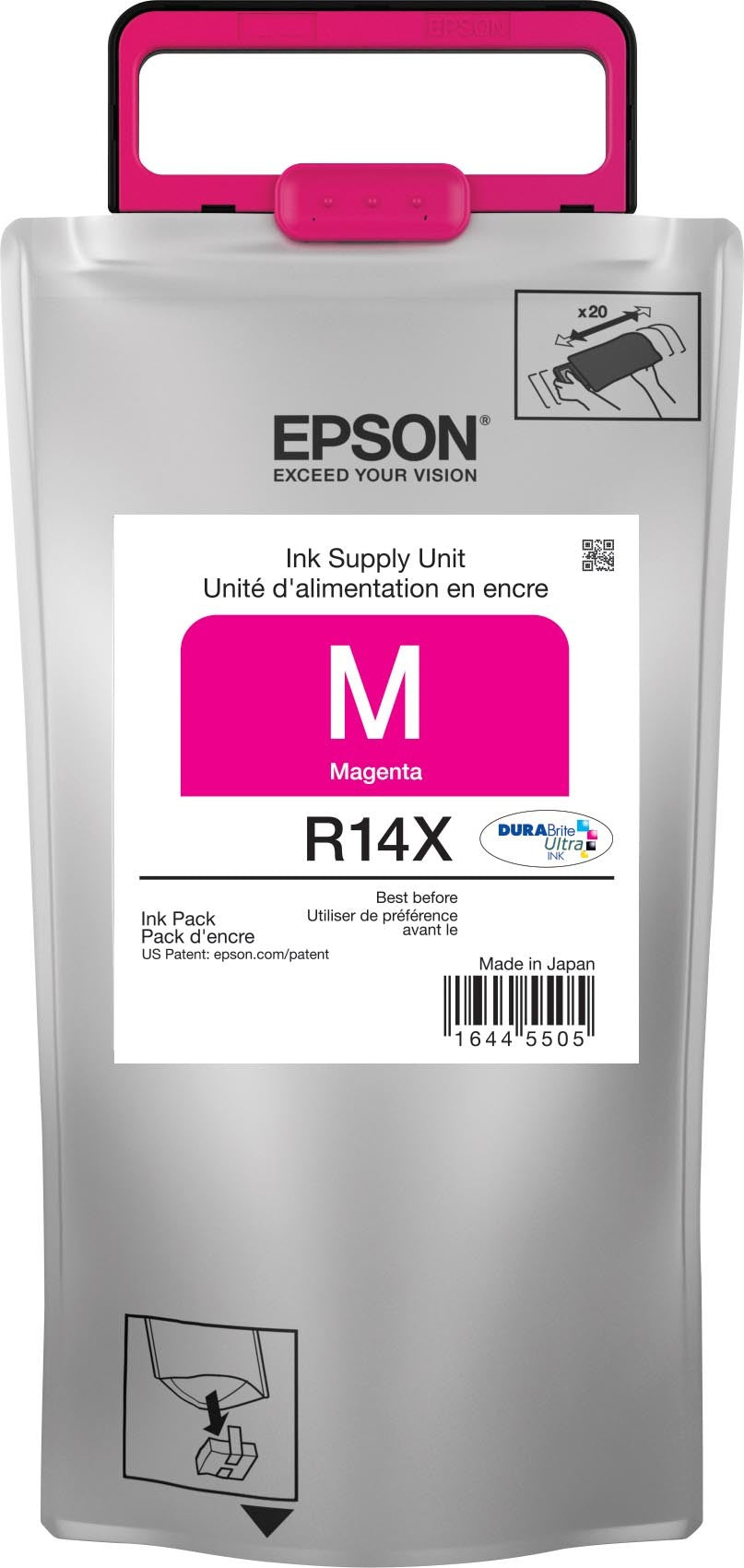 Epson R14X cartucho de tinta Original Magenta, Tinta a base de pigmentos