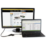 StarTech.com Adaptador DP de Audio/Vídeo para Viajes - Conversor DisplayPort a HDMI o VGA - 1920x1200 1080p Adaptadores 