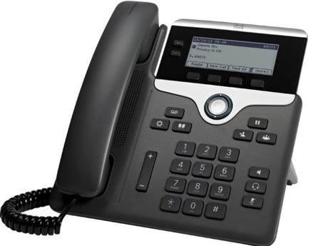 Cisco 7811 Teléfonos IP Teléfono IP Negro, Plata 1 líneas