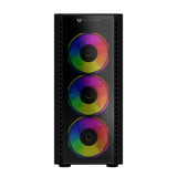 Balam Rush Dragonfly II Crystal GM745s Midi Tower Negro, Micro ATX, Mini-ITX, Metal