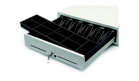 Global office 410G58-B cajón de efectivo, Negro, Plástico | Cajones de efectivo