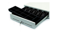 Global office 410G58-B cajón de efectivo, Negro, Plástico | Cajones de efectivo