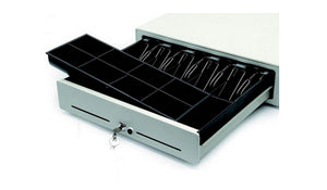 Global office 410G58-B cajón de efectivo, Negro, Plástico | Cajones de efectivo