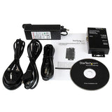 StarTech.com Servidor de Dispositivos Serie de 1 Puerto RS232 con Power over Ethernet PoE - Conversor Serial a Red IP Se