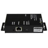 StarTech.com Servidor de Dispositivos Serie de 1 Puerto RS232 con Power over Ethernet PoE - Conversor Serial a Red IP Se