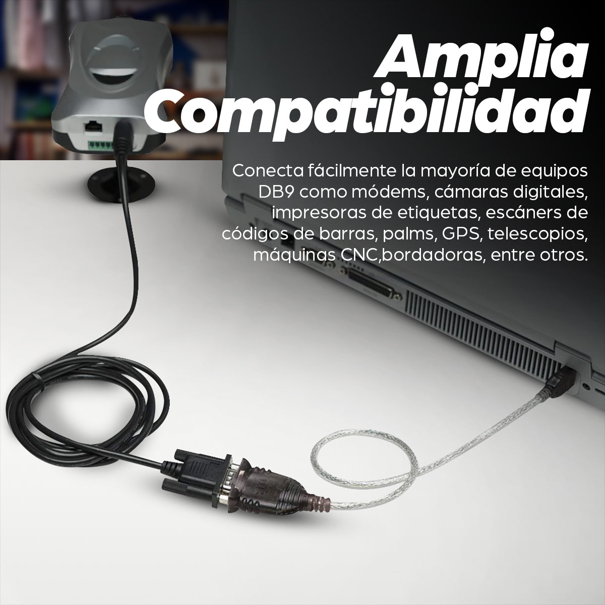 Manhattan Convertidor USB-A a serie (RS232/COM/DB9), 45 cm, macho a macho, chip Prolific PL-2303RA, negro/plata, 3 años de garantía, equivalente a ICUSB232V2 Cable Negro, Transparente 0,45 m USB A Serial/COM/RS232/DB9