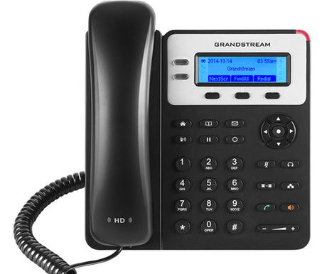 Grandstream Networks GXP1625 teléfono Teléfono DECT Negro, Altavoz, 500 entradas