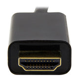 StarTech.com Cable Conversor Mini DisplayPort a HDMI de 2m - Color Negro - Ultra HD 4K Adaptadores de cable de vídeo 2 m