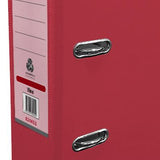 Techmakro KIT-0121 carpeta de cartón Carta Rojo, Anillo D, Almacenamiento, Cloruro de polivinilo (PVC)