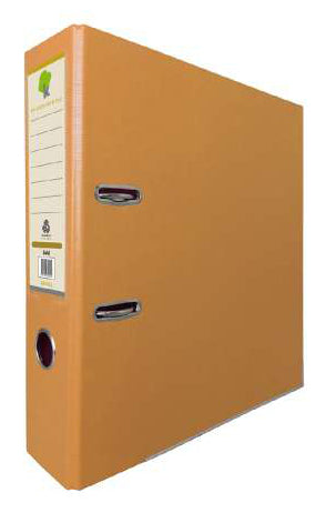 TECHMAKRO CARPETA PARA ARCHIVO DE CARTON FORRADO DE PVC, DORADO país de origen Tailandia