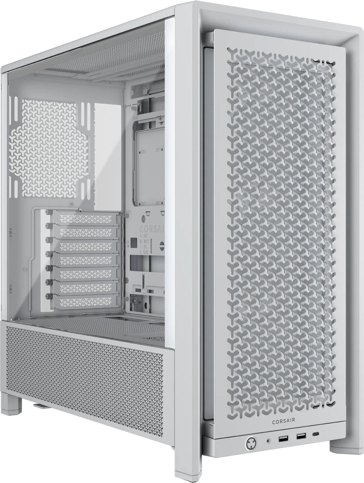 Corsair FRAME 4000D RS Midi Tower Blanco, ATX, EATX, Micro ATX, CC-9011313-WW