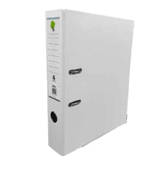 Techmakro KITCARP4BC carpeta Cartón, Cloruro de polivinilo (PVC) Blanco Carta, Folder de archivo convencional, Mate, 650