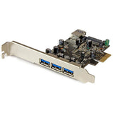 StarTech.com Tarjeta PCI Express con 4 Puertos USB 3.0 Tarjetas y adaptadores de interfaz PCIe USB 3.2 Gen 1 (3.1 Gen 1)