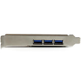 StarTech.com Tarjeta PCI Express con 4 Puertos USB 3.0 Tarjetas y adaptadores de interfaz PCIe USB 3.2 Gen 1 (3.1 Gen 1)