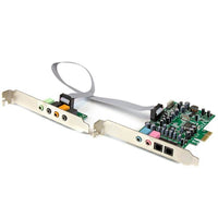 StarTech.com Tarjeta de sonido PCI Express con sonido envolvente de 7.1 canales 24bit 192 kHz Tarjetas de audio Si 7.1 c