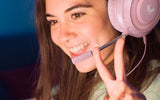 Xtech XTH-564 audífono y auriculare Auriculares Alámbrico Diadema Juego Rosa, 20 - 20000 Hz, 298 g