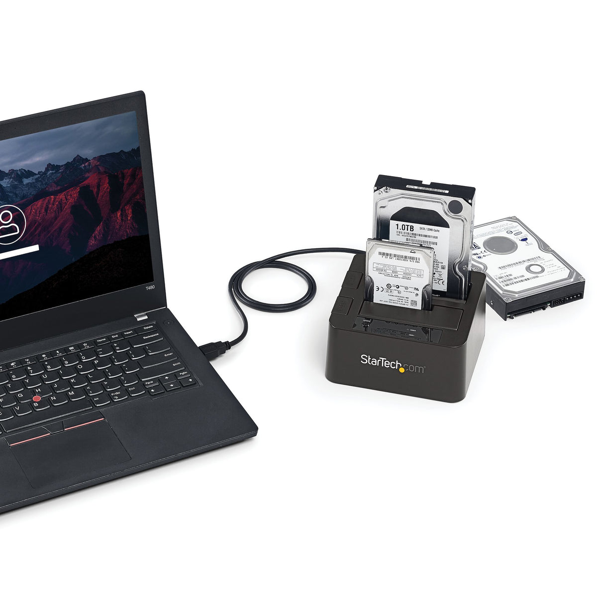 StarTech.com Docking Station de 2 Bahías - USB 3.1 a SATA - USB 3.1 (10 Gbps) - SATA I/II/III de 2,5/3,5" - Base de Acop