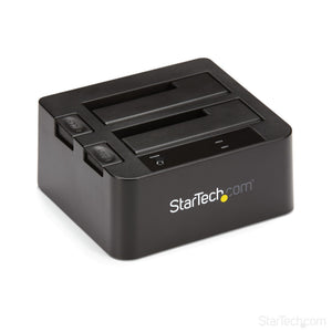 StarTech.com Docking Station de 2 Bahías - USB 3.1 a SATA - USB 3.1 (10 Gbps) - SATA I/II/III de 2,5/3,5" - Base de Acoplamiento SSD/HDD - de Intercam