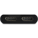 StarTech.com Hub MST de 2 Puertos DisplayPort 1.2 - Divisor Splitter DP de 2 Monitores - Adaptador DP a 2x DisplayPort 4K 30Hz - Alimentado por USB - Windows Solamente divisores de vídeo DisplayPort 2x DisplayPort 2 Negro
