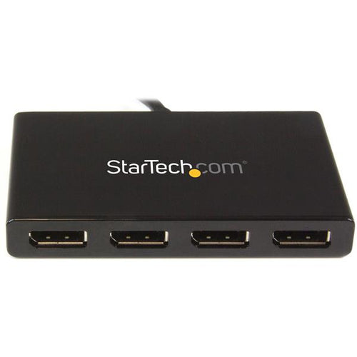 StarTech.com Hub MST de 4 Puertos DisplayPort 1.2 - Divisor Splitter DP de 4 Monitores - Adaptador DP a 4x DisplayPort 1