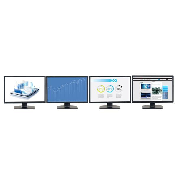 StarTech.com Hub MST de 4 Puertos DisplayPort 1.2 - Divisor Splitter DP de 4 Monitores - Adaptador DP a 4x DisplayPort 1