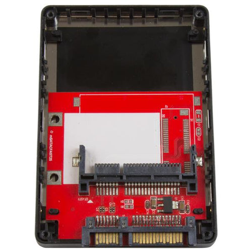 StarTech.com Adaptador de tarjeta CFast a SATA con carcasa protectora - Compatible con SATA III 6Gbps Tarjetas y adaptad
