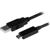 StarTech.com Cable de Carga y Sincronización USB-A a USB-C de 1m - Cable de Datos USB-A a USB Tipo C - M/M - Negro - Certificado USB-IF Cable USB 2.0 USB A USB C Macho/Macho