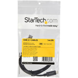 StarTech.com Cable de Carga y Sincronización USB-A a USB-C de 1m - Cable USB de 10Gbps - Cable de Datos USB-A a USB Tipo C - M/M - Negro