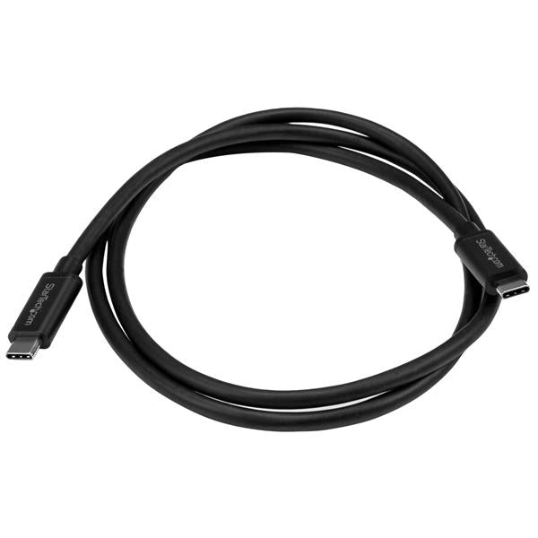 StarTech.com Cable de 1m USB-C a USB-C - USB 3.1 (10Gbps) - 4K - USB-IF - de Carga y Sincronización - Cable USB Tipo C a USB Tipo C Cable USB 3.2 Gen 2 (3.1 Gen 2) USB C USB C Macho/Macho