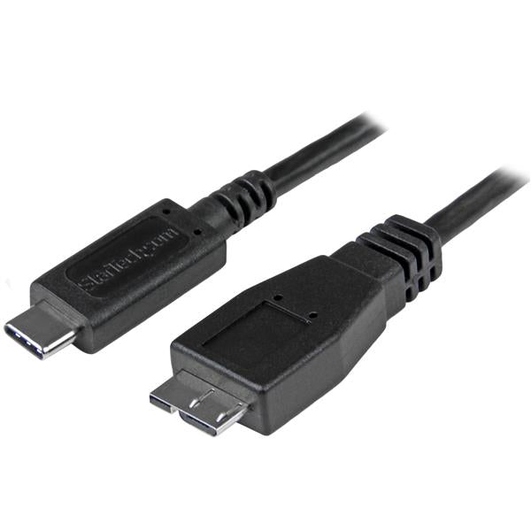 StarTech.com Cable de 1m USB 3.1 (10Gbps) Type-C a Micro B Cable USB 3.2 Gen 2 (3.1 Gen 2) USB C Micro-USB B Macho/Macho
