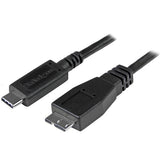 StarTech.com Cable de 1m USB 3.1 (10Gbps) Type-C a Micro B Cable USB 3.2 Gen 2 (3.1 Gen 2) USB C Micro-USB B Macho/Macho