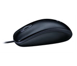 Logitech M90 Ratón Oficina USB tipo A Óptico Botones presionados