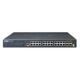 PLANET IGS-6330-24T4S switch Gestionado L3 Gigabit Ethernet (10/100/1000) 1U Negro