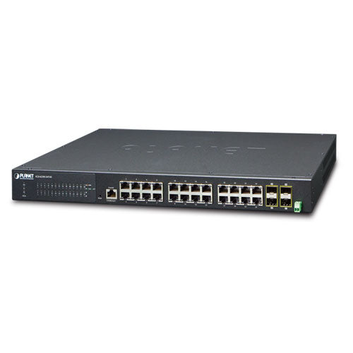PLANET IGS-6330-24T4S switch Gestionado L3 Gigabit Ethernet (10/100/1000) 1U Negro