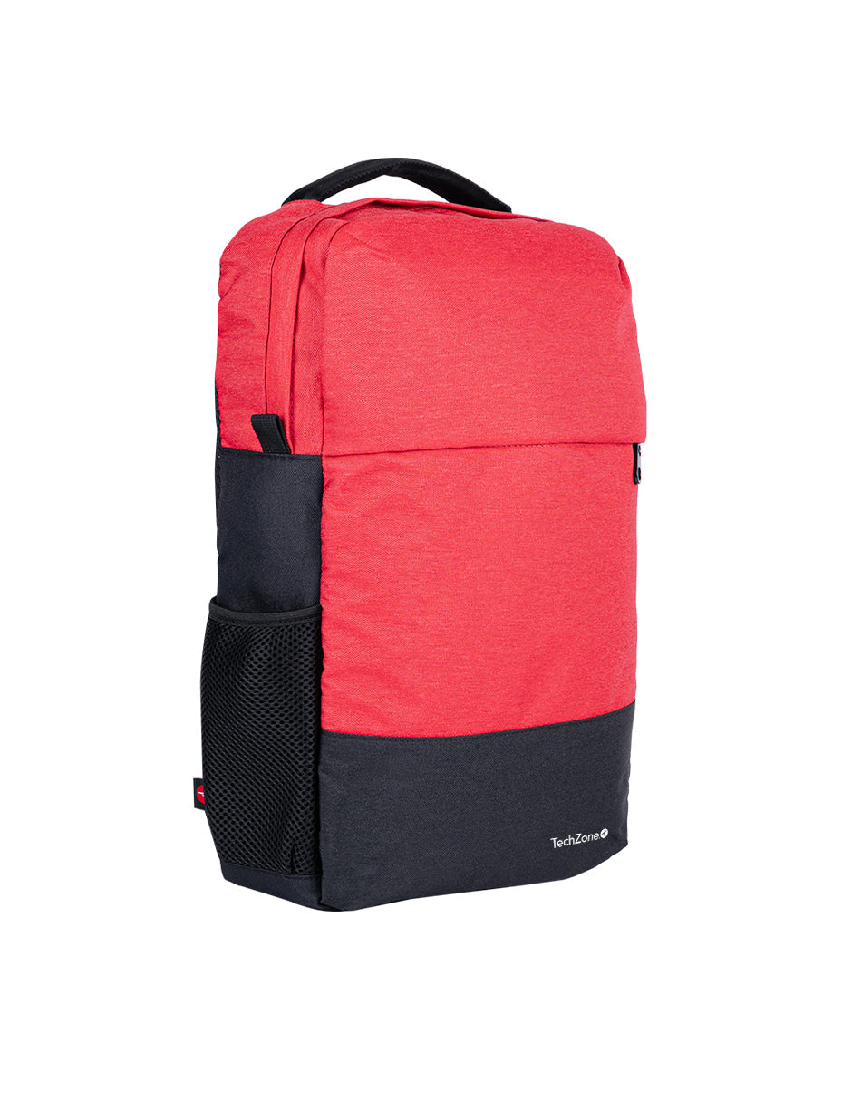 TechZone TZ21LBP07-N mochila Mochila casual Naranja Poliéster, Compartimento del portátil