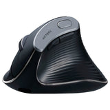 Acteck Virtuos Fitt Pro MI770 ratón Oficina Diestro RF inalámbrico + bluetooth Óptico 2400 DPI, Diseño vertical, Negro