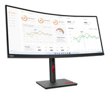 Lenovo ThinkVision T34w-30 Monitor 86,4 cm (34") 3440 x 1440 Pixeles Wide Quad HD W-LED Negro