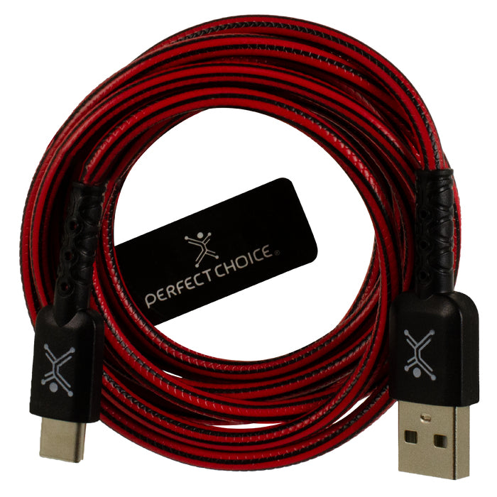 Perfect Choice PC-101727 cable USB 1,8 m USB A USB C Negro, Rojo